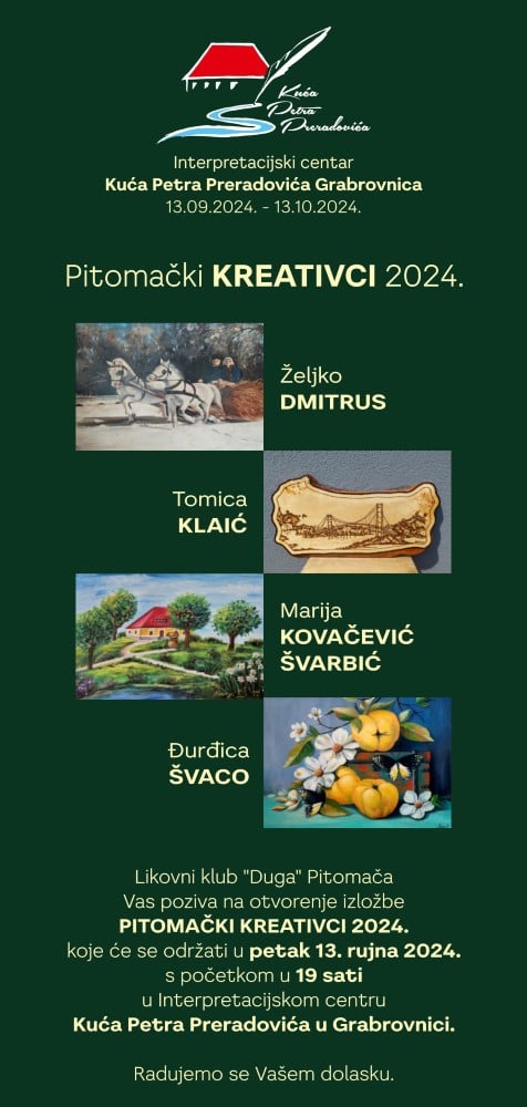 Izložba slika Pitomačkih kreativaca 7 6305 PITOMACKI KREATIVCI 2024 POZIVNICA page 0001 Custom