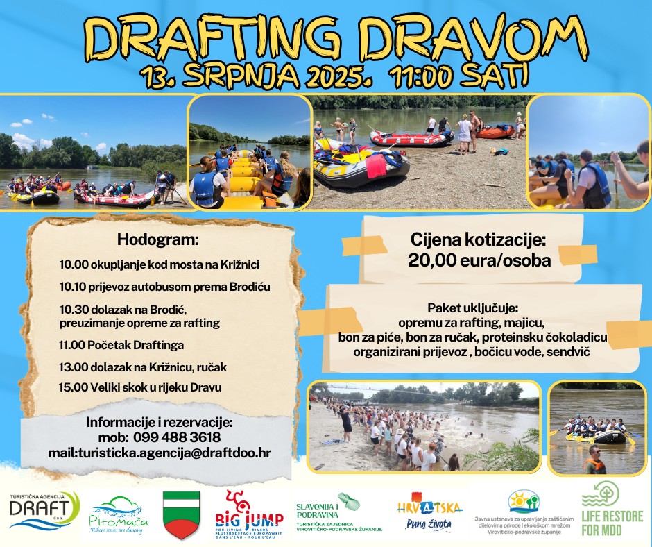 DRAFTING DRAVOM – AVANTURA NA RELACIJI BRODIĆ – KRIŽNICA! 25 drafting dravom