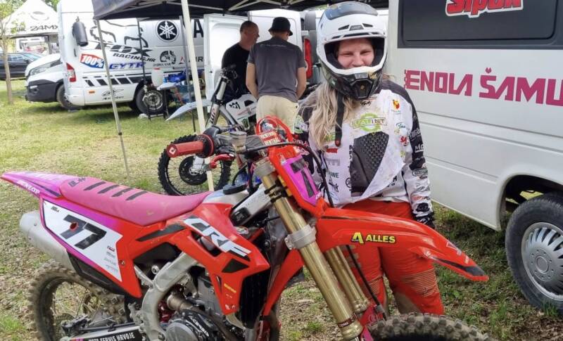 Pitomačanka Enola Šamu prvakinja je Hrvatske u motocrossu, u kategoriji MX 2 572139328 1247327957438894 7355040779916395715 n