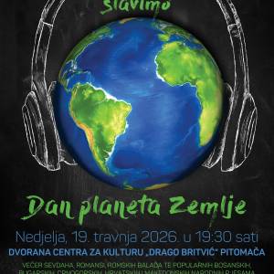 GLAZBOM SLAVIMO DAN PLANETA ZEMLJE 2026 PLAKAT SRA3