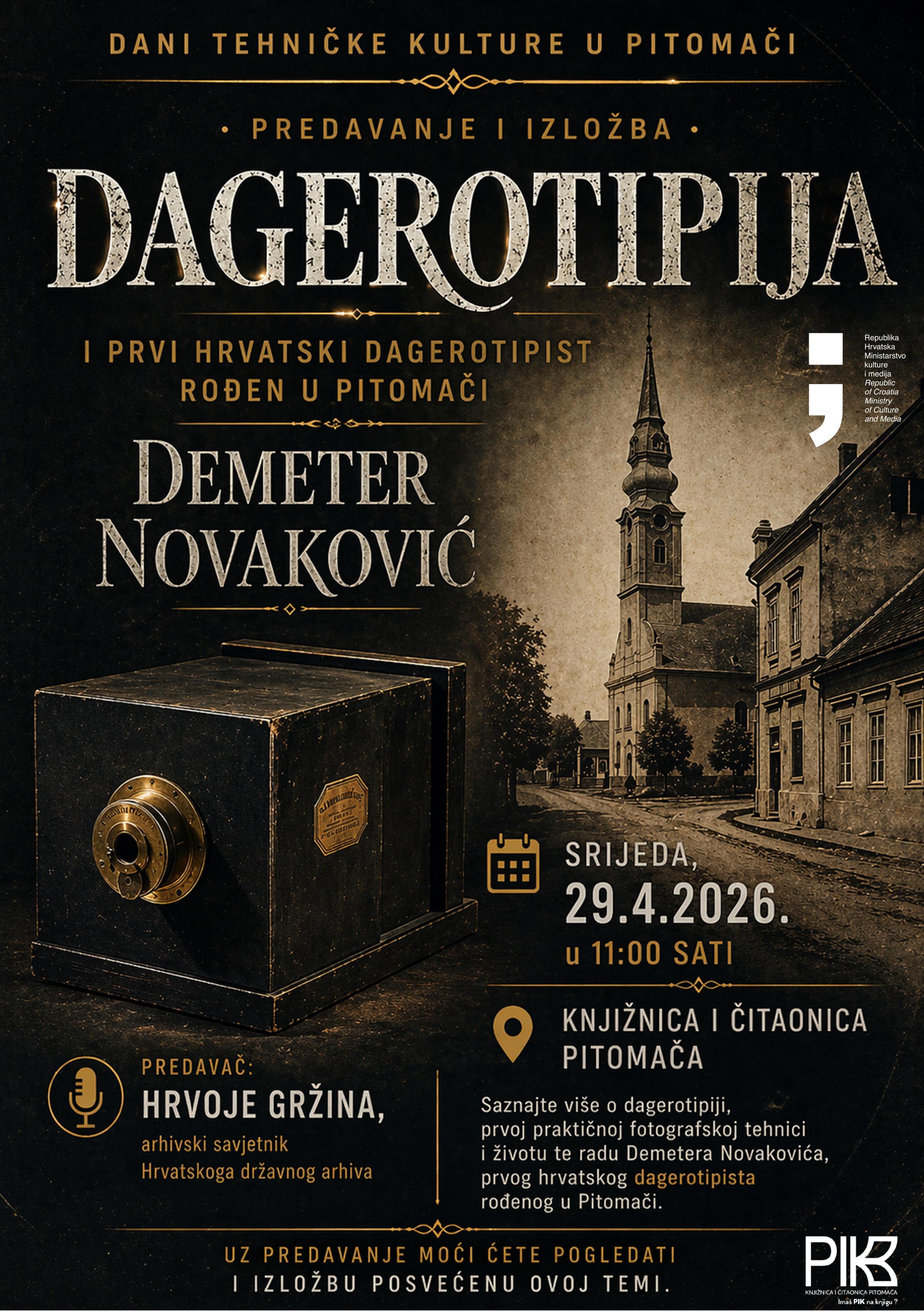Plakat dagerotipija