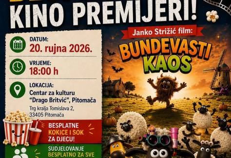 BESPLATNA kino premijera Janko Strižić film: "Bundevasti kaos" 4